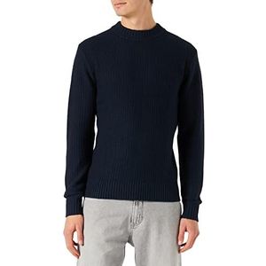 TOM TAILOR Uomini Gebreide trui met wol 1033526, 10668 - Sky Captain Blue, XXL