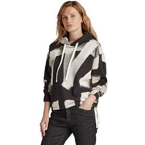 G-STAR RAW Calligraphy ao Loose Hooded Sweater, Meerdere kleuren (Dk Black Raw Paint D24384-d589-g421), XXS