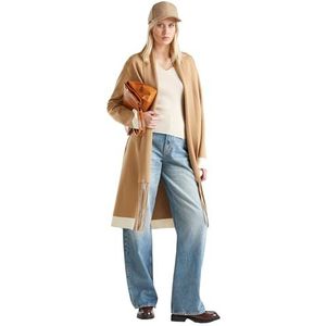 United Colors of Benetton Gebreide mantel, Beige, S