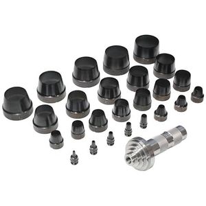 Mayhew Tools 66002 27 stuks holle ponsset (SAE), zwart, 1/8-inch tot 2-inch stuk, set van 27