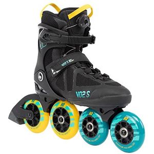 K2 Skate VO2 S 100 X BOA Unisex - inline skates voor volwassenen - zwart - blauw - geel - 30G0142
