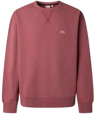 Pepe Jeans Heren GREGORY Sweatshirt, Rood (CURRANT ROOD), L, Rood (bes rood), L