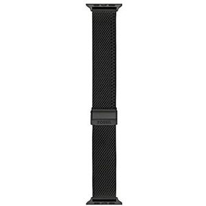 42 mm/44 mm/45 mm Zwart Roestvrijstalen Bandje voor Apple Watch®
