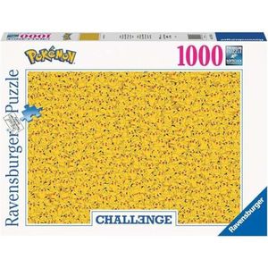 RAVENSBURGER PUZZLE 17576 - Pikachu Challenge - Pokémon-puzzel van 1000 stukjes voor volwassenen en kinderen vanaf 14 jaar