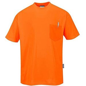 Portwest S578 Day-Vis T-shirt, Korte Mouw, Normaal, Oranje, Grootte XXXL