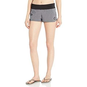 ROXY Dames Board Shorts, Anthracite Basic Vertical Stripe Exc, XL