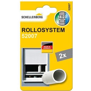 Schellenberg 52007 aanslagstop voor rolluiken, 20 x 40 mm, 2 stuks - dubbelverpakking, wit
