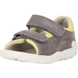 Superfit Flow sandalen, grijs/geel 2000, 26 EU breed, Grijs geel 2000, 26 EU Weit