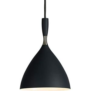 Northern Dokka hanglamp, staal, 100 W, zwart, 24 x 16,5 cm