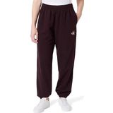 Calvin Klein Jeans Broek  aubergine / wit
