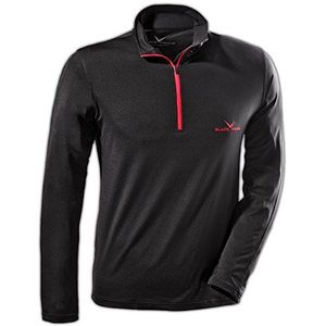 Black Crevice Heren Skirolli I functioneel shirt voor heren in verschillende kleuren en maten I ademend functioneel herenshirt met lange mouwen I thermoshirt met lange mouwen I heren ski-shirt