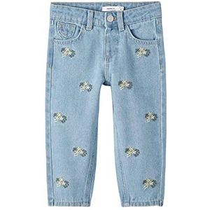 NAME IT Girl's NMFBELLA HW Shaped AN Jeans 1778-TE F broek, Light Blue Denim, 104, blauw (light blue denim), 104 cm