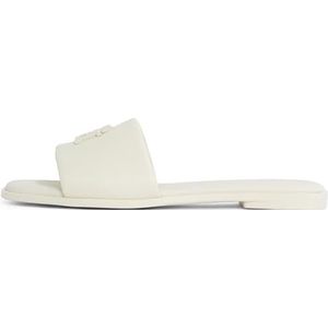 TOMMY HILFIGER Th Logo Hardware Muiltjes - Beige Chiffon - Lederen