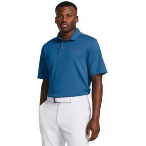 Under Armour Tech Polo, Foton Blauw//Pitch Grijs, SM, Foton Blauw / / Pitch Grijs, S-M