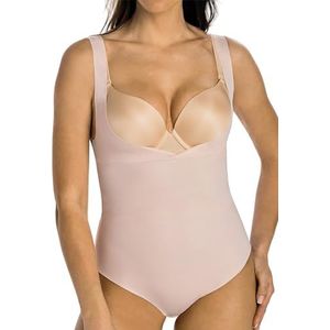 Teyli Modellerende en slanke body onder de borst in beige, beige, M