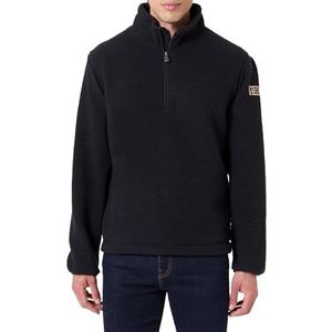 Napapijri Treser Half-Zip Kraag Fleece Zwart, Zwart, XL
