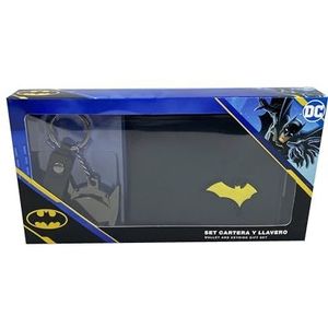 CyP Brands- Batman Cadeauset, portemonnee, sleutelhanger, cadeauset, meerkleurig, officieel product