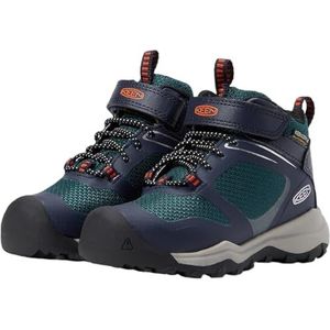 KEEN Unisex Kids Wanduro Mid Waterproof, Sky Captain Sea Moss, 25/26 EU