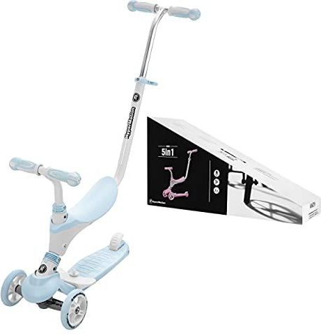 HyperMotion, Step voor de kleintjes, multifunctionele kickboard, 5-in-1, blauw