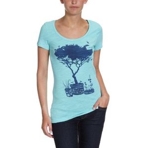 Blend Dames T-Shirt, 4048-199, Turquoise (turquoise 199), 40