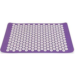 AFH-Webshop 520901 acupressuurmat, prikkelmat, ontspanningsmat, shantimat, kleur: lila/wit