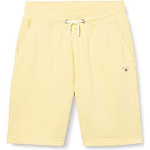 GANT Jongens The Original Sweat Casual Shorts, Lemon, Standaard, lemon, 176 cm