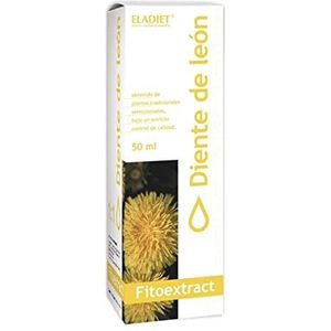 Paardebloem Fitoextract - 50 ml - Hepatoprotectieve werking - Helpt de hydratatie en gladheid van de huid te verbeteren - Ontspannende eigenschappen - Eladiet