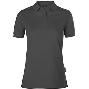 HRM Dames Luxe Polo, Donkergrijs, Maat 3XL I Premium Dames Poloshirt Gemaakt van 100% Katoen I Basic Polo Shirt Kleurecht Wasbaar tot 60°C I Hoge Kwaliteit & Duurzame Dameskleding