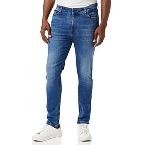 Tommy Jeans Slimon Skinny Jeans Stretch voor heren, Dynamic Jacob Mid Blauw Stretch, 29W/36L