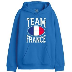 Republic Of California Team France UXREPCZSW028 Sweatshirt voor heren, koningsblauw, maat M, Koninklijk, XS