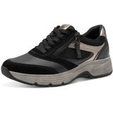 TAMARIS - Comfort Low Sneakers - Zwart - Dames