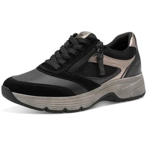 TAMARIS - Comfort Low Sneakers - Zwart - Dames