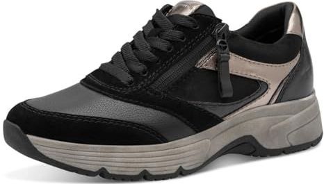 TAMARIS - Comfort Low Sneakers - Zwart - Dames