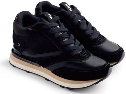 Gioseppo - Landfall - Sneakers - Zwart - Suèdeleer
