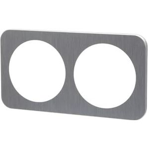 Glowster Hoogwaardig aluminium wandbord, verkrijgbaar in elegant zilver. Ontworpen voor 2 sleutels, combineert functionaliteit en stijl in één product.