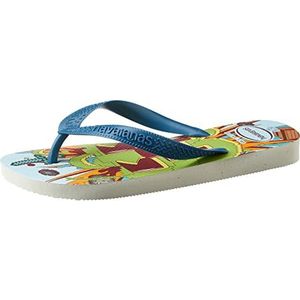 Havaianas Kids Minecraft White Blue Comfy Flipflop, 22/23 EU, White Blue Comfy