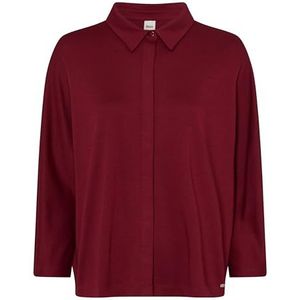 Overhemdblouse met blinde knoopsluiting, model 'CELIA'