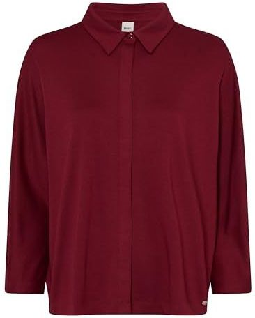 Overhemdblouse met blinde knoopsluiting, model 'CELIA'