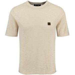 T-shirt - Beige - Katoenmix - Comfortabel Draaggevoel