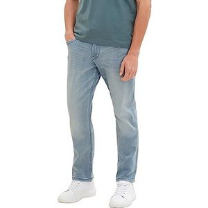TOM TAILOR Heren Josh Regular Slim Jeans met Stretch, 10160-Blue Grey Denim, 30/32, 10160-blauw grijs denim, 30W x 32L