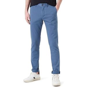 Tommy Hilfiger Heren Chino Bleecker Structure GMD geweven broek, Egeïsche Zee, 30W / 32L