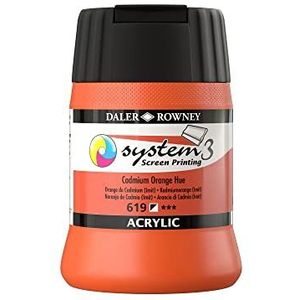 SYSTEM3 zeefdruk, 250 ml, cadmium, oranje