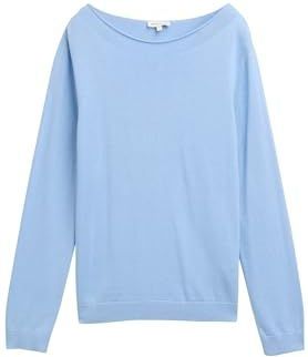 TOM TAILOR Dames 1047697 Pullover Sweater, 34587-Light Fjord Blauw, XL, 34587 - Licht Fjord Blauw, XL