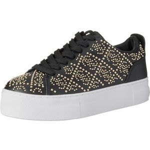 GUESS Giaa7, damesschoenen met veters, Zwart, 37 EU