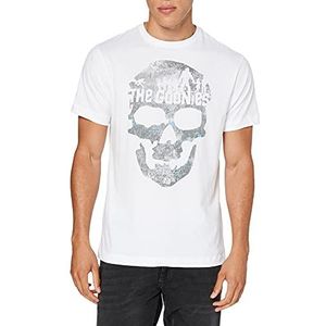 The Goonies Heren Skull T-shirt, Wit, Small