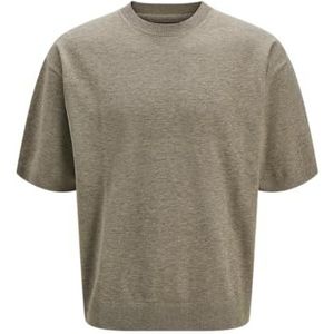Jack & Jones Jprblabradfort Knit Crew Neck Ss, beige, S
