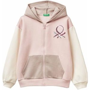 United Colors of Benetton Giacca C/CAPP M/L, 39m2c505o Gebreide jas, meerkleurig, 140 cm voor meisjes en meisjes