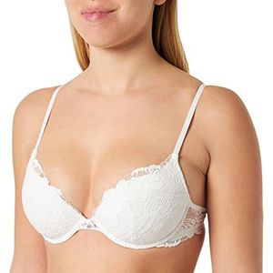 women'secret Klassieke kanten beha voor dames, geel/wit, 85C