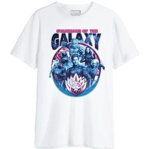 Marvel T-shirt voor heren, Wit, XS