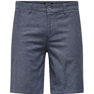 ONLY & SONS Herenshorts, effen, navy, L